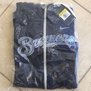 Milwaukee Brewers Nike zip up hoodie